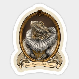 Renaissance Reptile - Duchess Morganna Colette Baeumont Sticker